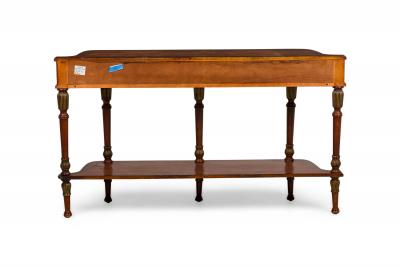 American Federal Style Merrion Cherry Veneer Console Table