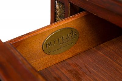 American Federal Style Merrion Cherry Veneer Console Table