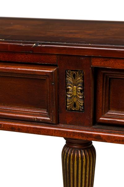 American Federal Style Merrion Cherry Veneer Console Table