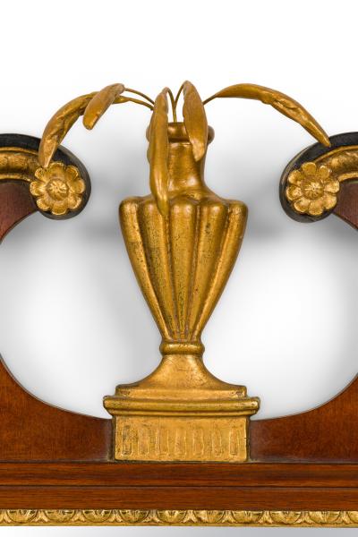 American Federal style Mahogany and Gold Wall Mirror