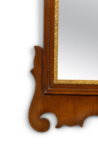 American Federal style Mahogany and Gold Wall Mirror