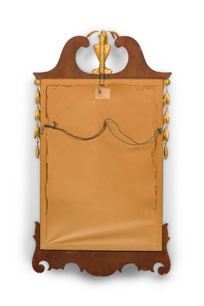 American Federal style Mahogany and Gold Wall Mirror