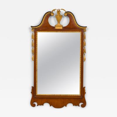 American Federal style Mahogany and Gold Wall Mirror