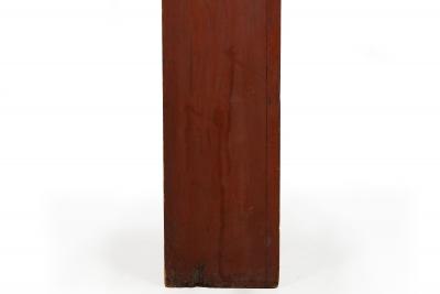 American Folk Art Red Painted Hanging Wall Mounted Shelf 19th century