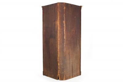 American Grain Painted Corner Cabinet Cupboard New England circa 1805