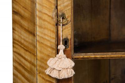 American Grain Painted Corner Cabinet Cupboard New England circa 1805