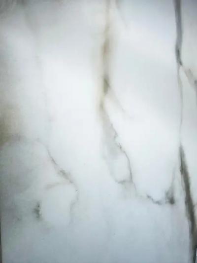 American Made Porcelain 36 Tall Pedestal in Faux Variegated Marble