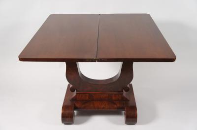 American Mahogany Extendable Games Table
