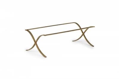 American Mid Century Barcelona Bronze Coffee Cocktail Table