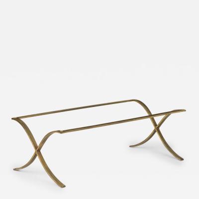 American Mid Century Barcelona Bronze Coffee Cocktail Table