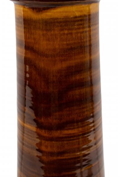 American Mid Century Brown Ceramic Table Lamp
