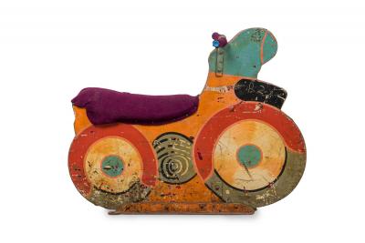 American Mid Century Carousel Motorcycle