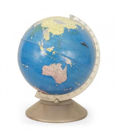 American Mid Century Desk Globe