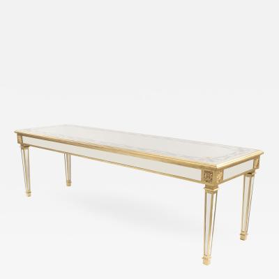 American Mid Century Eglomise Decor Console Table