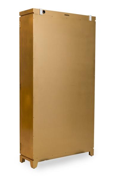 American Mid Century Gold Gilt Display Cabinet