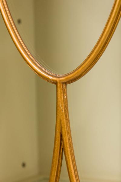 American Mid Century Gold Gilt Display Cabinet