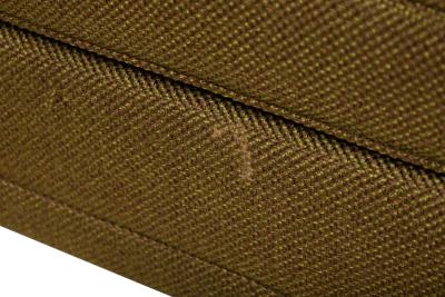 American Mid Century Greenish Brown Upholstered 3 Seater Sofa