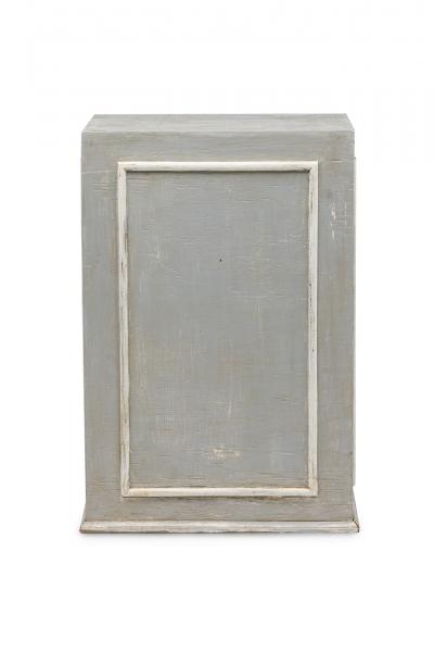 American Mid Century Grey Painted Pedestal