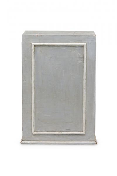 American Mid Century Grey Painted Pedestal