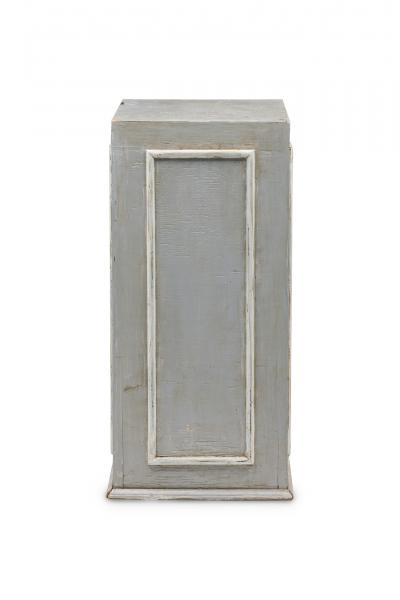 American Mid Century Grey Painted Pedestal