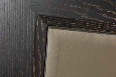 American Mid Century Jamie Herzlinger Ebonized Wall Mirror