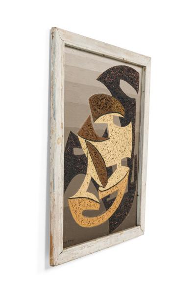 American Mid Century Jerry ODay Abstract On OIl Painting