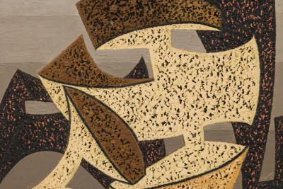 American Mid Century Jerry ODay Abstract On OIl Painting