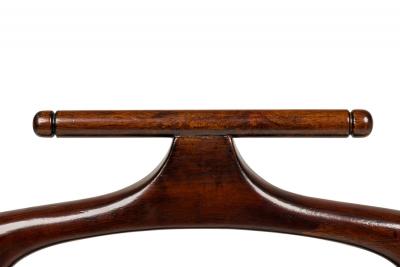 American Mid Century Mahogany Standing Valet