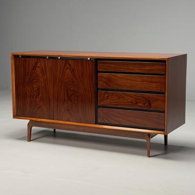 American Mid Century Modern Dresser Rosewood Walnut United States 1950s