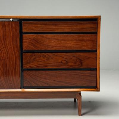 American Mid Century Modern Dresser Rosewood Walnut United States 1950s