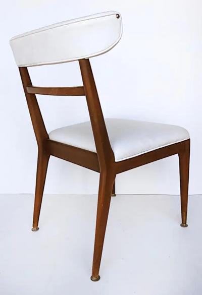 American Mid Century Modernist Dining Chairs Set of 6 2 Arms 4 Sides