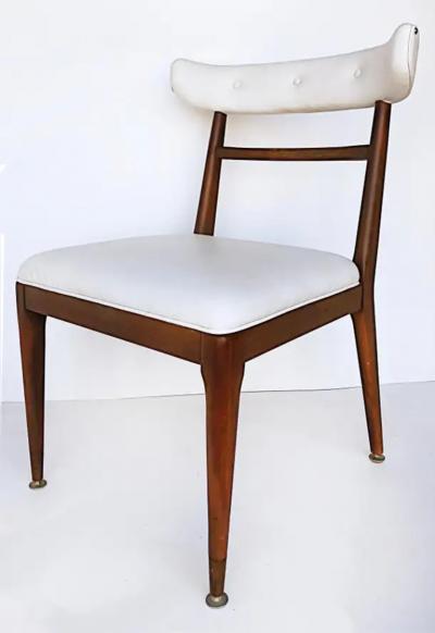 American Mid Century Modernist Dining Chairs Set of 6 2 Arms 4 Sides