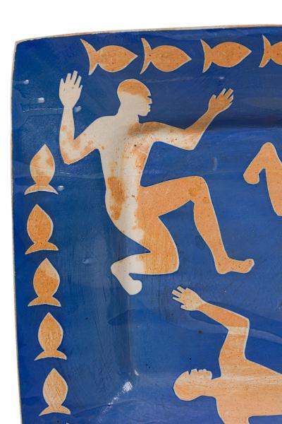 American Mid Century Oversized Platter Wall Plaque
