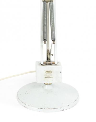 American Mid Century White Metal Desk Lamp