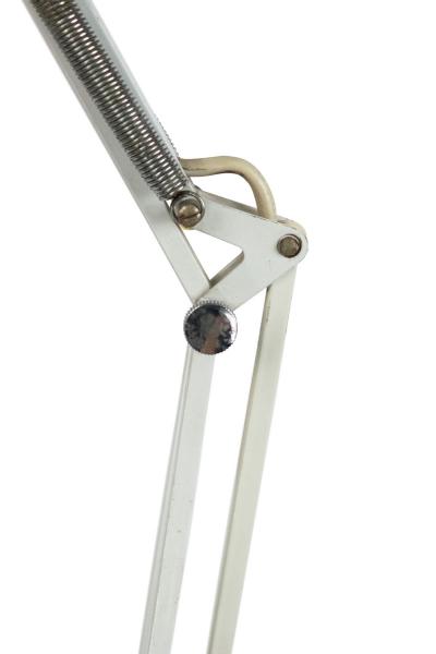 American Mid Century White Metal Desk Lamp