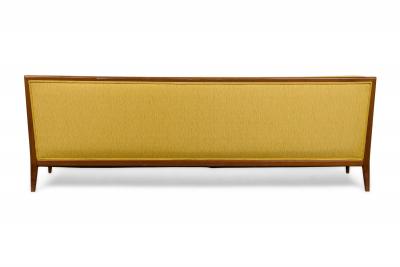 American Mid Century Yellow Fabric Upholstered Sofas