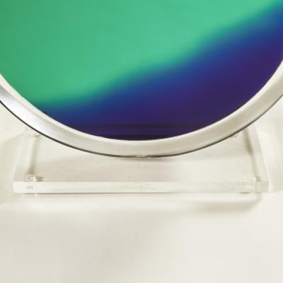 American Mid Century modern circular Lucite sculpture