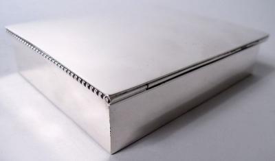 American Midcentury Modern Sterling Silver Box