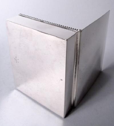 American Midcentury Modern Sterling Silver Box