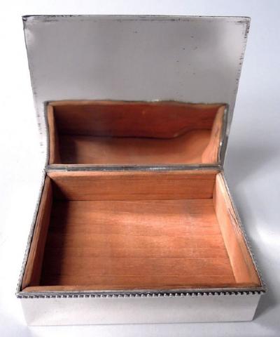 American Midcentury Modern Sterling Silver Box