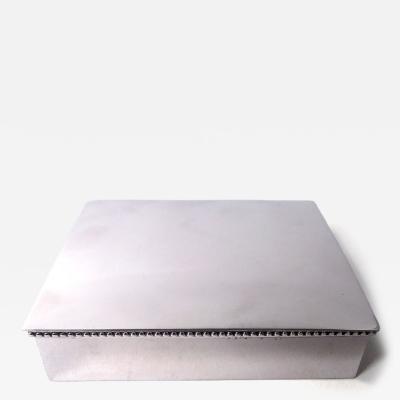 American Midcentury Modern Sterling Silver Box