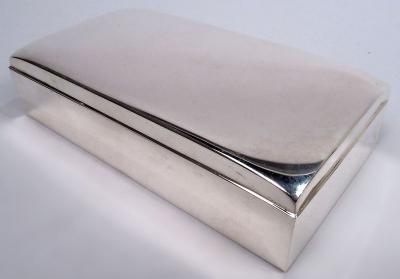 American Midcentury Modern Sterling Silver Box
