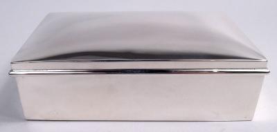 American Midcentury Modern Sterling Silver Box