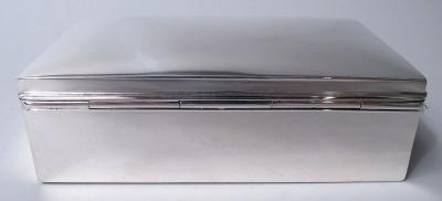 American Midcentury Modern Sterling Silver Box