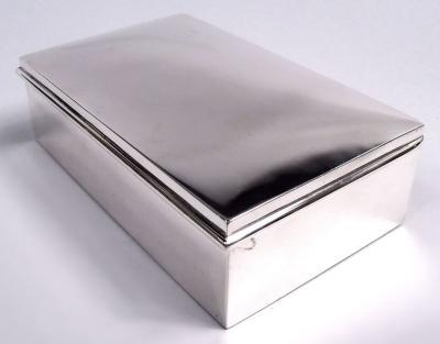 American Midcentury Modern Sterling Silver Box