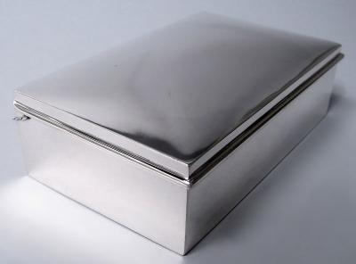 American Midcentury Modern Sterling Silver Box