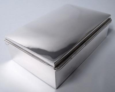 American Midcentury Modern Sterling Silver Box