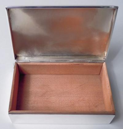 American Midcentury Modern Sterling Silver Box