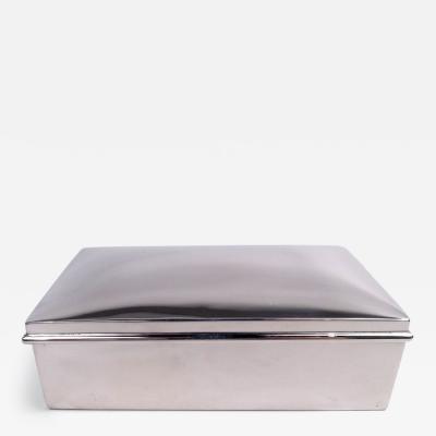 American Midcentury Modern Sterling Silver Box