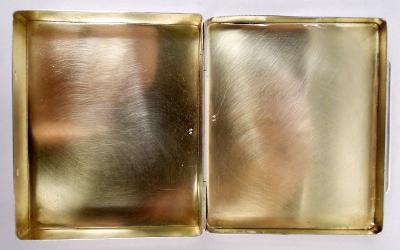 American Midcentury Modern Sterling Silver Box with Lower 48 Map